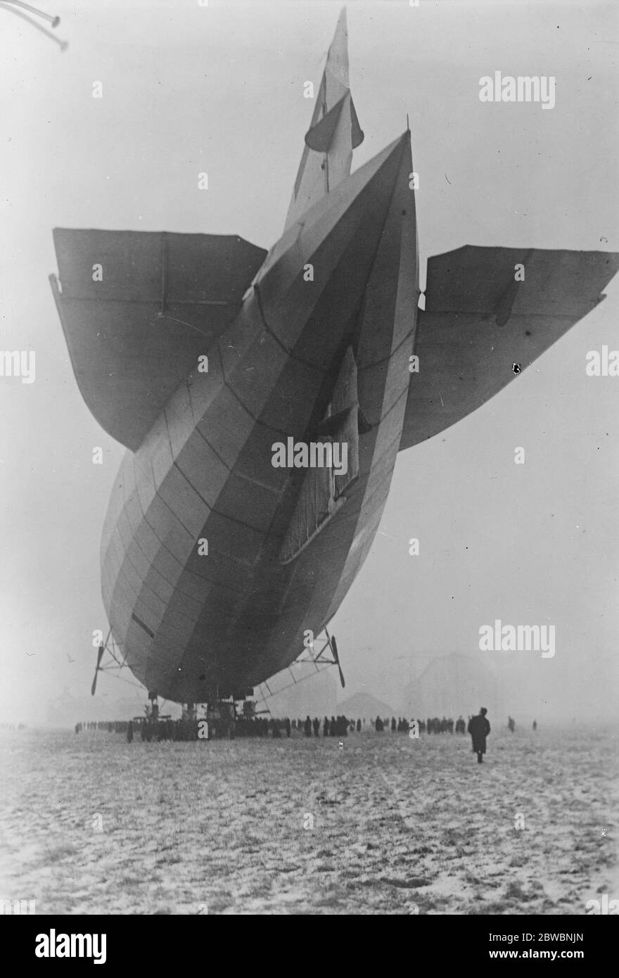 Il tedesco Zepplin L Z 120 ha consegnato in Italia il 3 dicembre 1920 Foto Stock