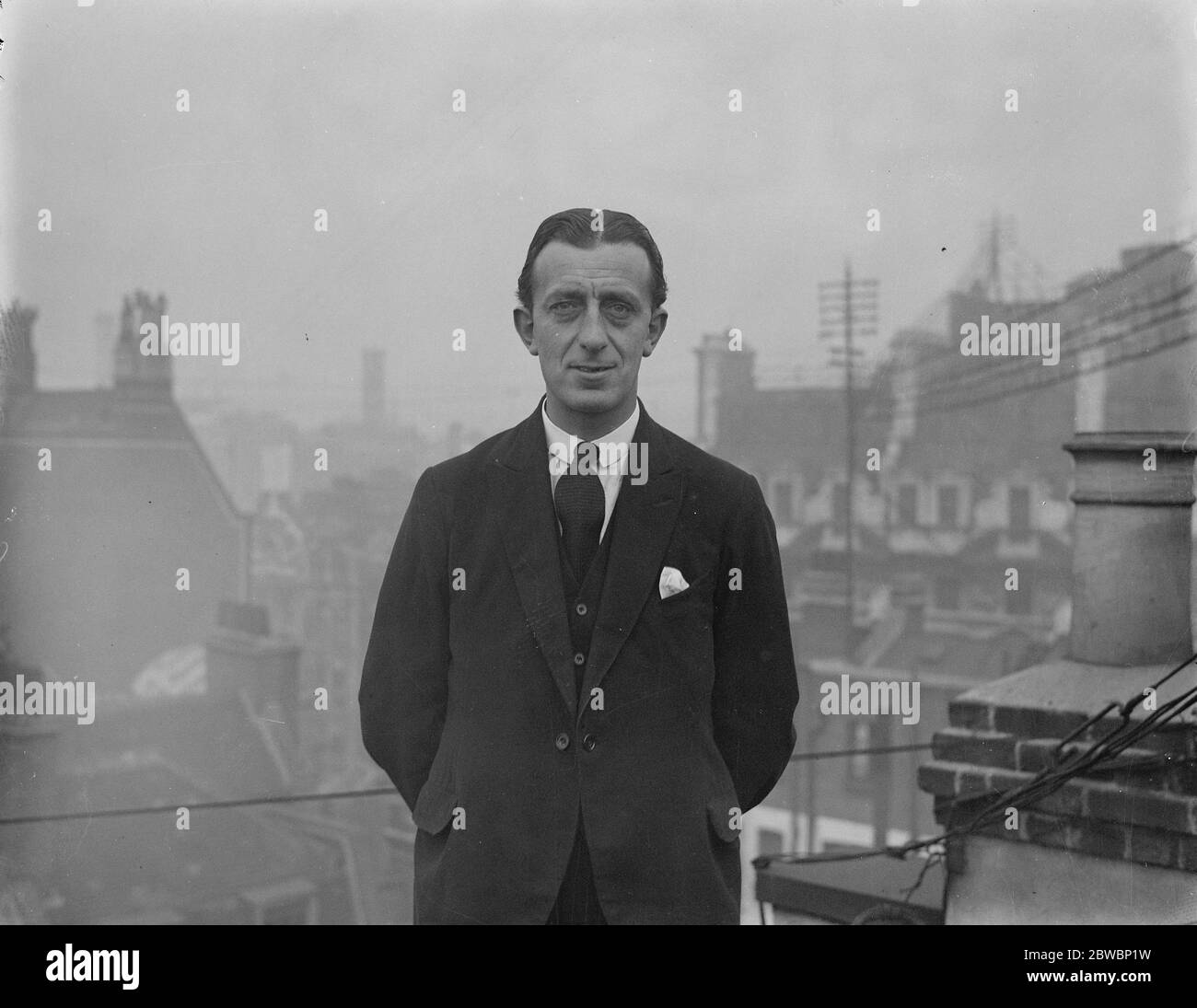 Sig. Dinsley 30 settembre 1922 Foto Stock