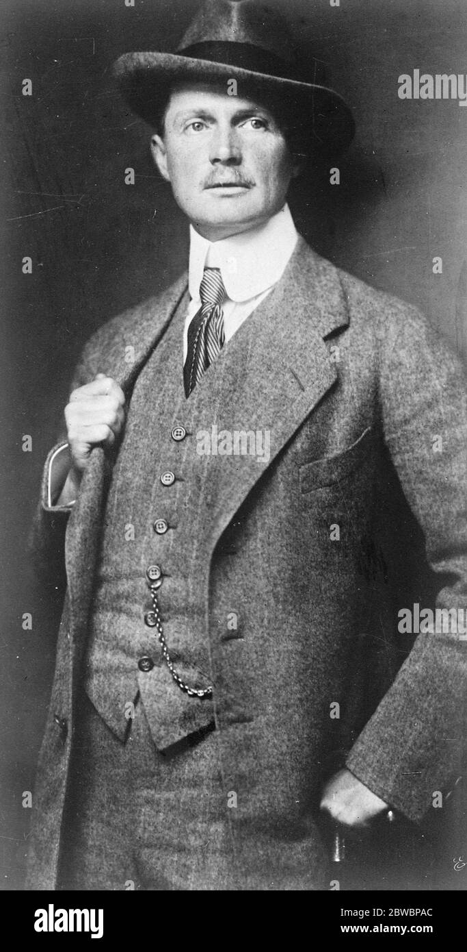 Il Duca di Sassonia Altenburg . 13 maggio 1924 Foto Stock