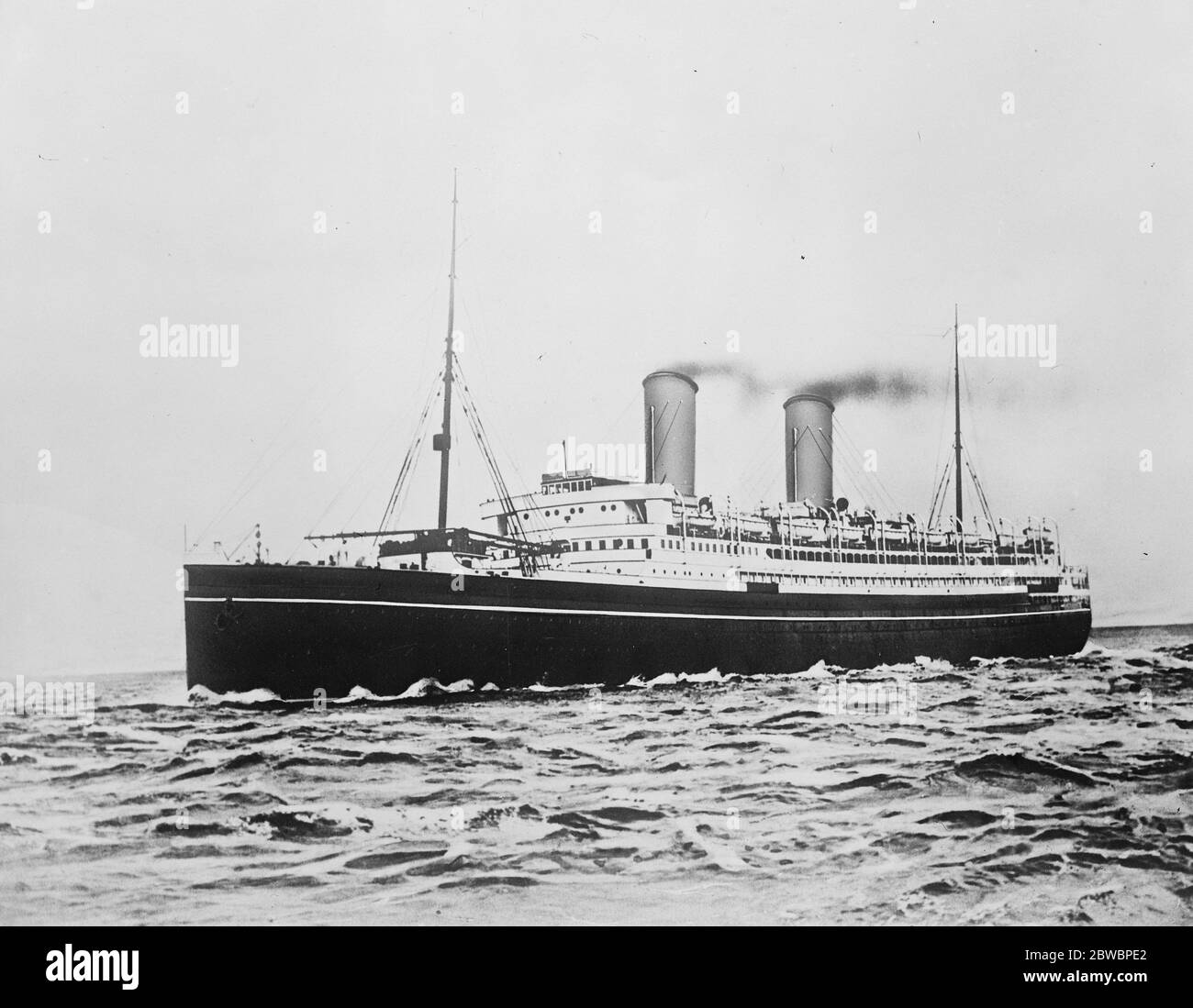 Per portare il Principe del Galles in Canada , lussuosa fodera che tiene un recor Antlantico 31 agosto 1923 Foto Stock