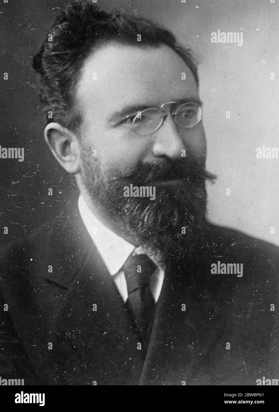 M Charles Chaumet , nuovo Ministro del Commercio francese . 22 aprile 1925 Foto Stock