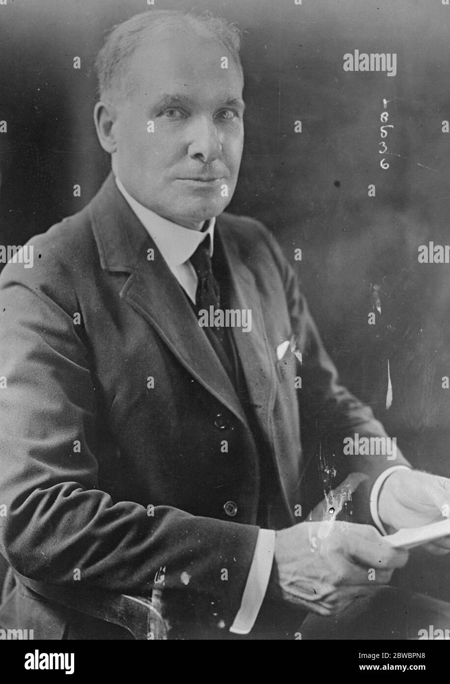 Nuovo ambasciatore degli Stati Uniti in Germania . Il sig. Jacob Schurman, nominato Ambasciatore degli Stati Uniti in Germania. 18 marzo 1925 Foto Stock