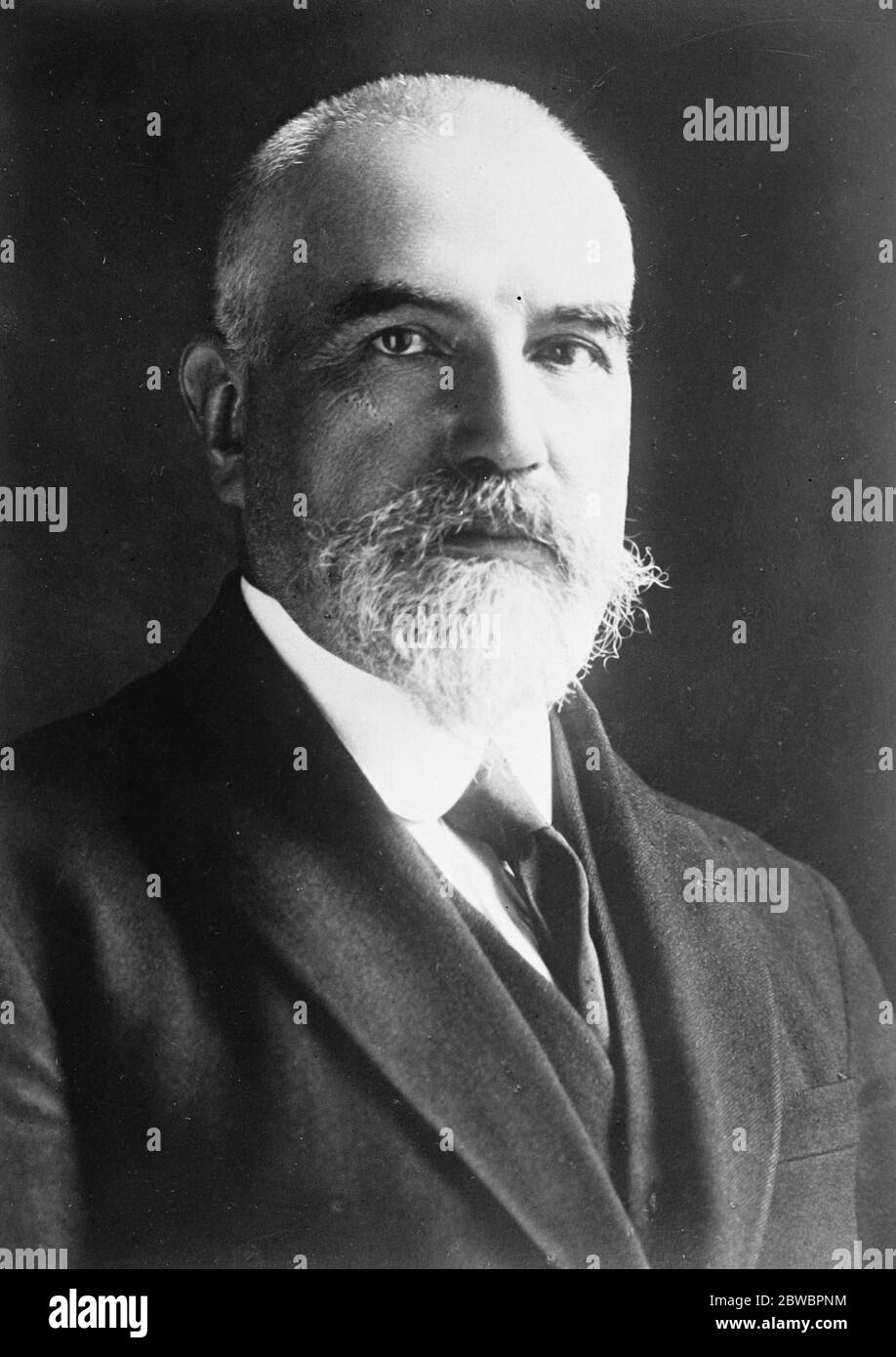 M. Jean Durand, nuovo Ministro francese dell' Agricoltura. 22 aprile 1925 Foto Stock