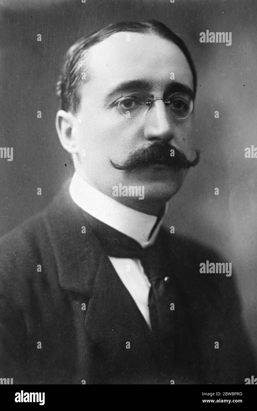 M Anteriou , nuovo Ministro delle pensioni francese . 22 aprile 1925 Foto Stock