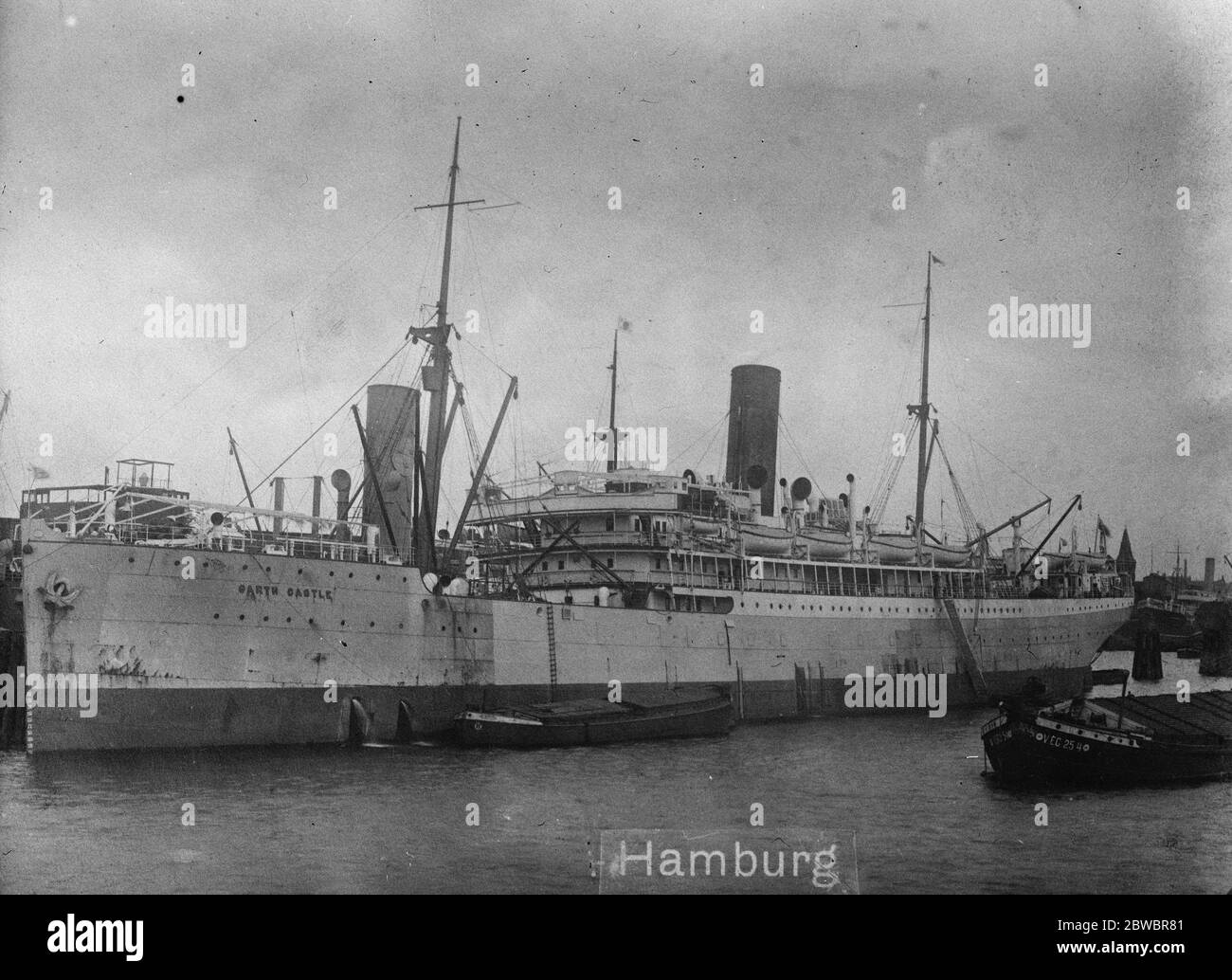 La nave di condanna ' la Martiniere ', in partenza per l'isola del Diavolo a Saint Martin De-Re, Francia.. 31 marzo 1926 Foto Stock
