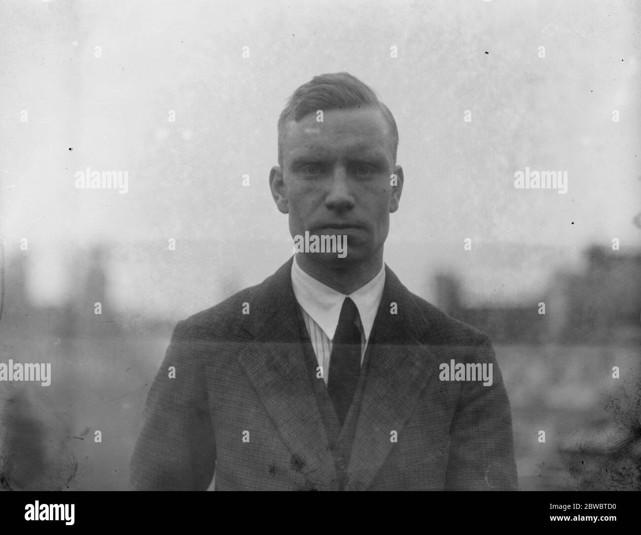 T S Hunter , Central News staff , luglio 1926 Foto Stock