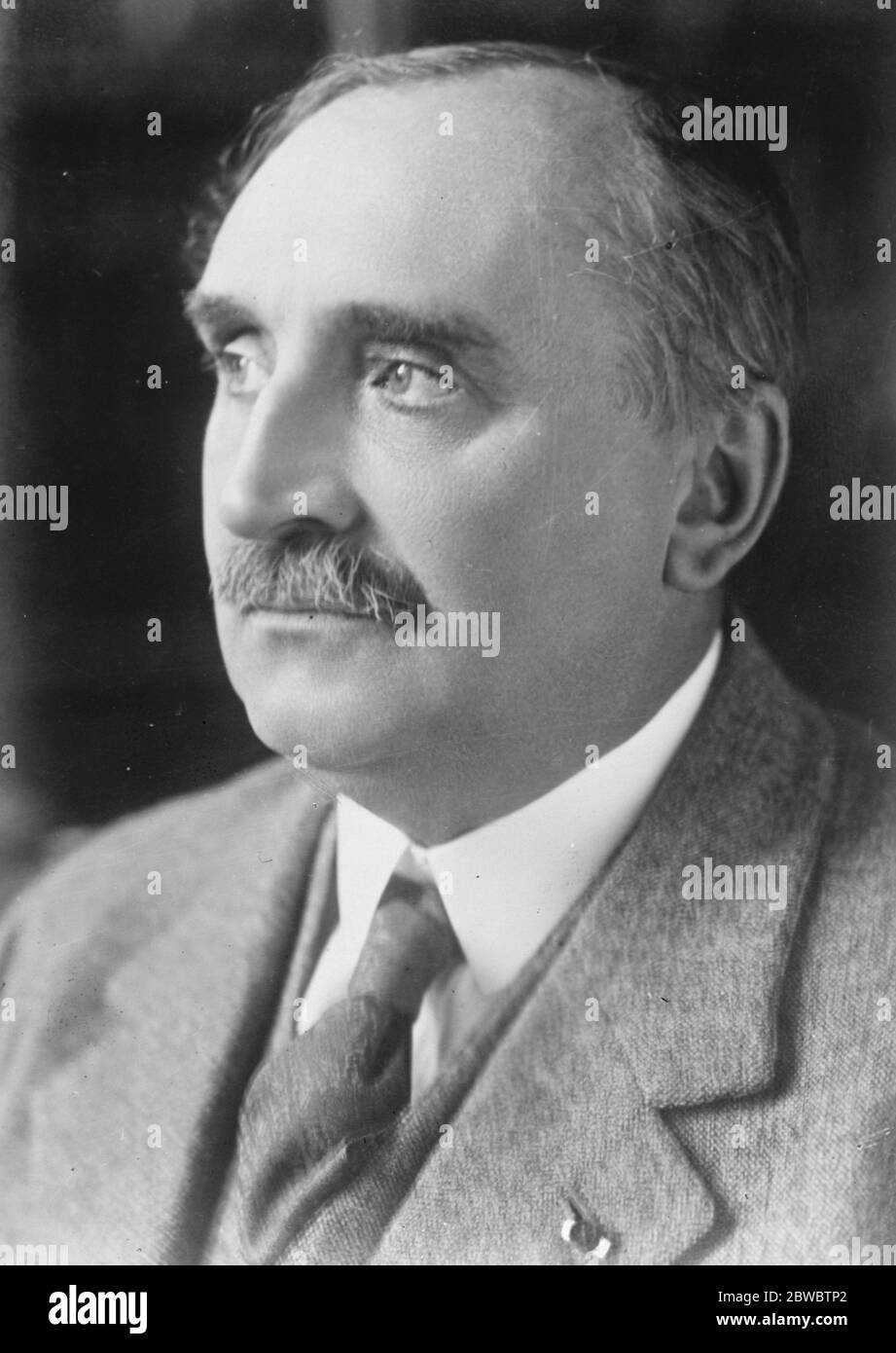 M Paul Claudel, Ambasciatore di Francia a Tokyo. 16 novembre 1926 Foto Stock