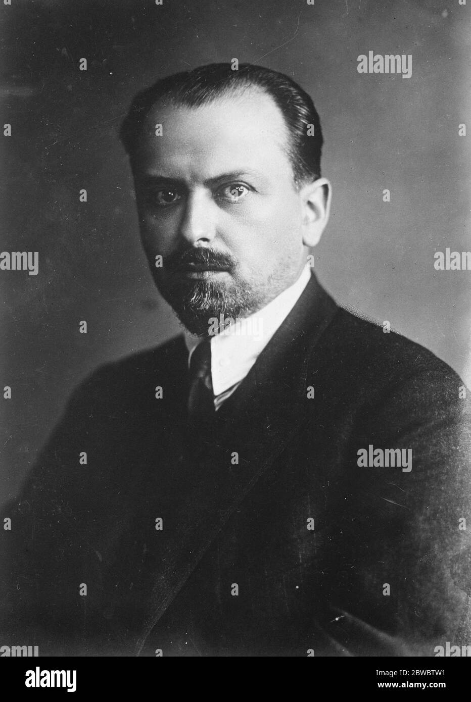 Il professor Waclaw Makowski, nuovo Ministro della Giustizia della Polonia. 12 agosto 1926 Foto Stock