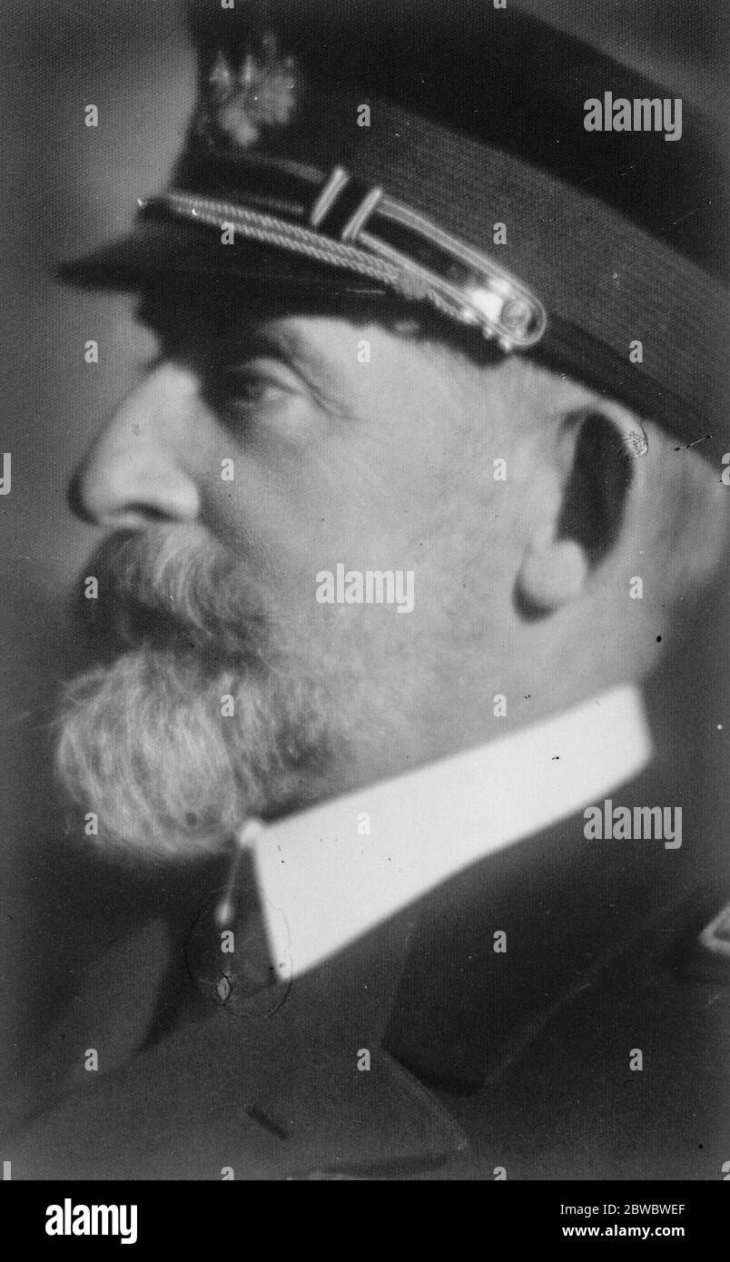 Ritratto recente di Re Ferdinando di Romania . 21 dicembre 1926 Foto Stock