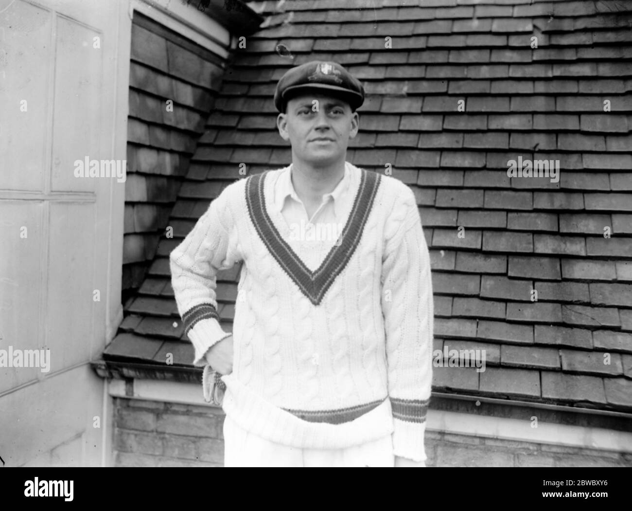 W M Woodfull , il cricketer australiano. 1926 Foto Stock