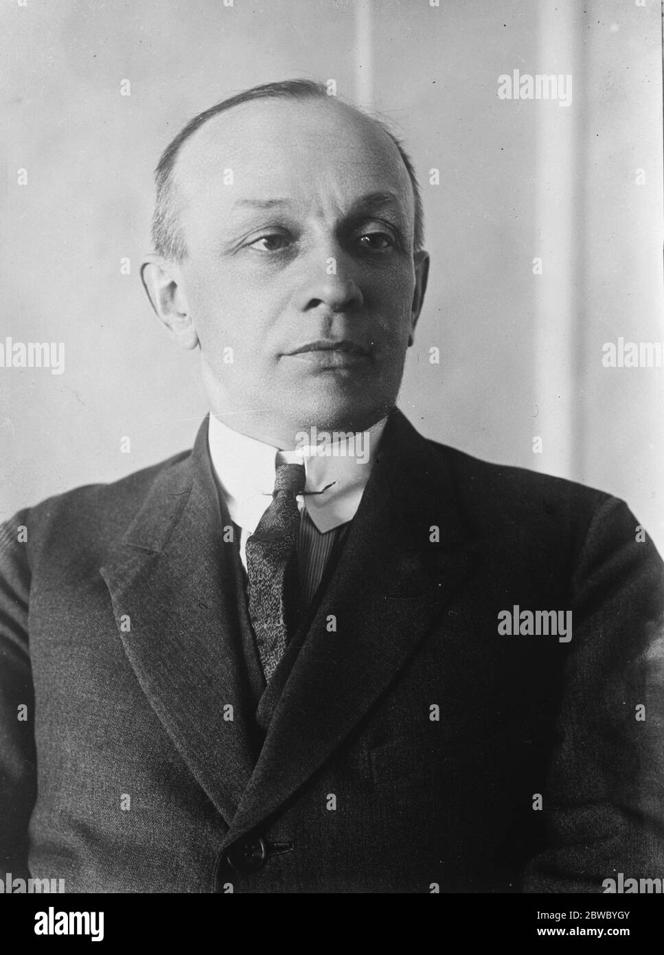 M Czeslaw Klarner, nuovo Ministro del Tesoro della Polonia. 12 agosto 1926 Foto Stock