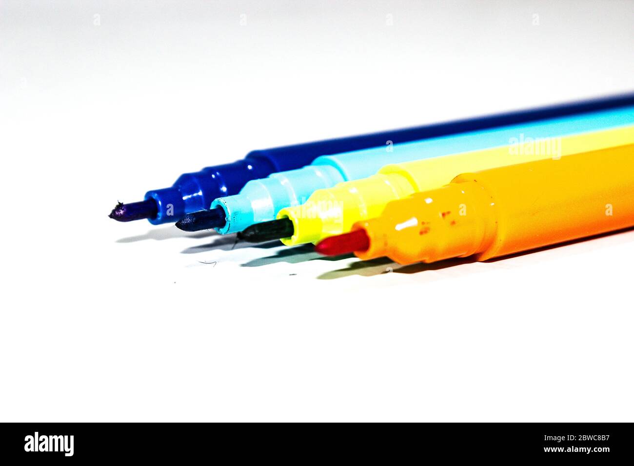 Un'immagine del colore dello schizzo Foto Stock