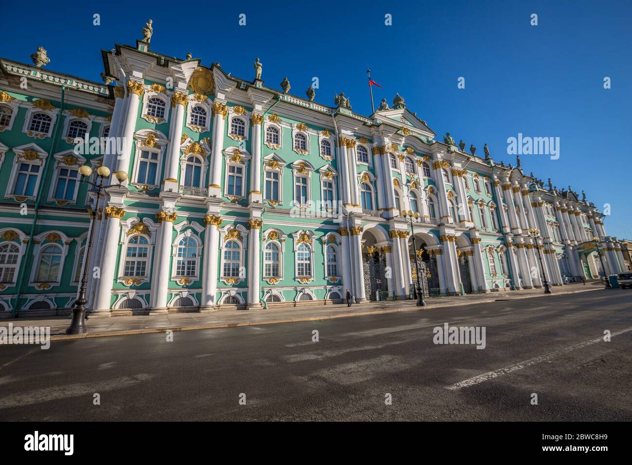 Il Palazzo d'Inverno di San Pietroburgo Foto Stock