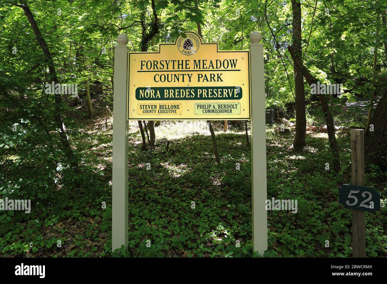 Forsythe Meadow Park Stony Brook Long Island New York Foto Stock