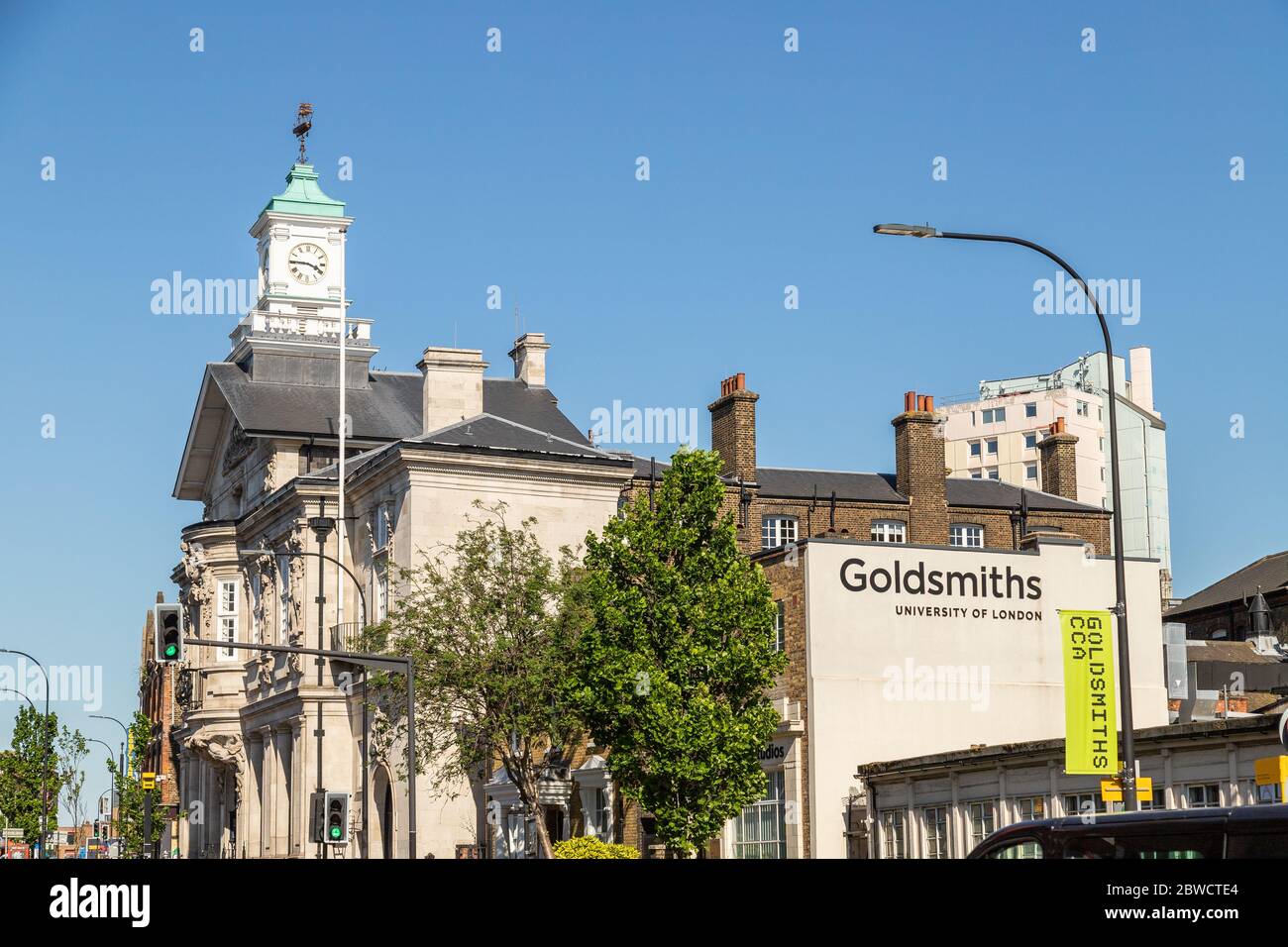 LONDRA, UK - 30 MAGGIO 2020: L'esterno degli edifici che fanno parte della Goldsmiths University di Londra. Foto Stock