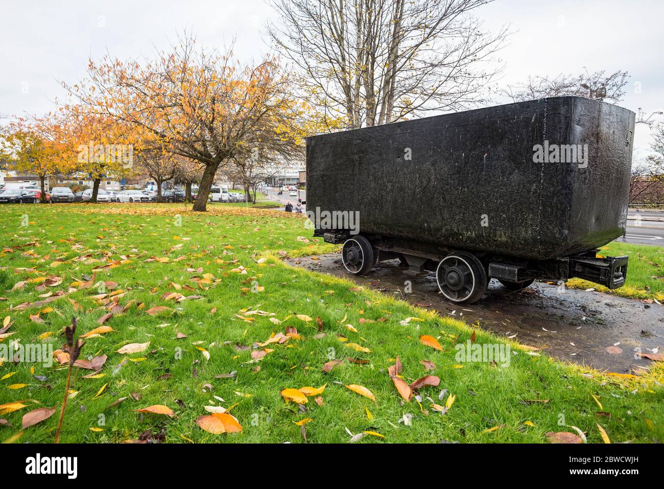 Cambuslang Miners Memorial Cambusland vicino Glasgow Foto Stock