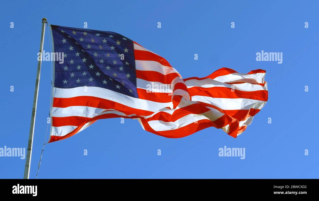 American Flag Onding. Foto Stock