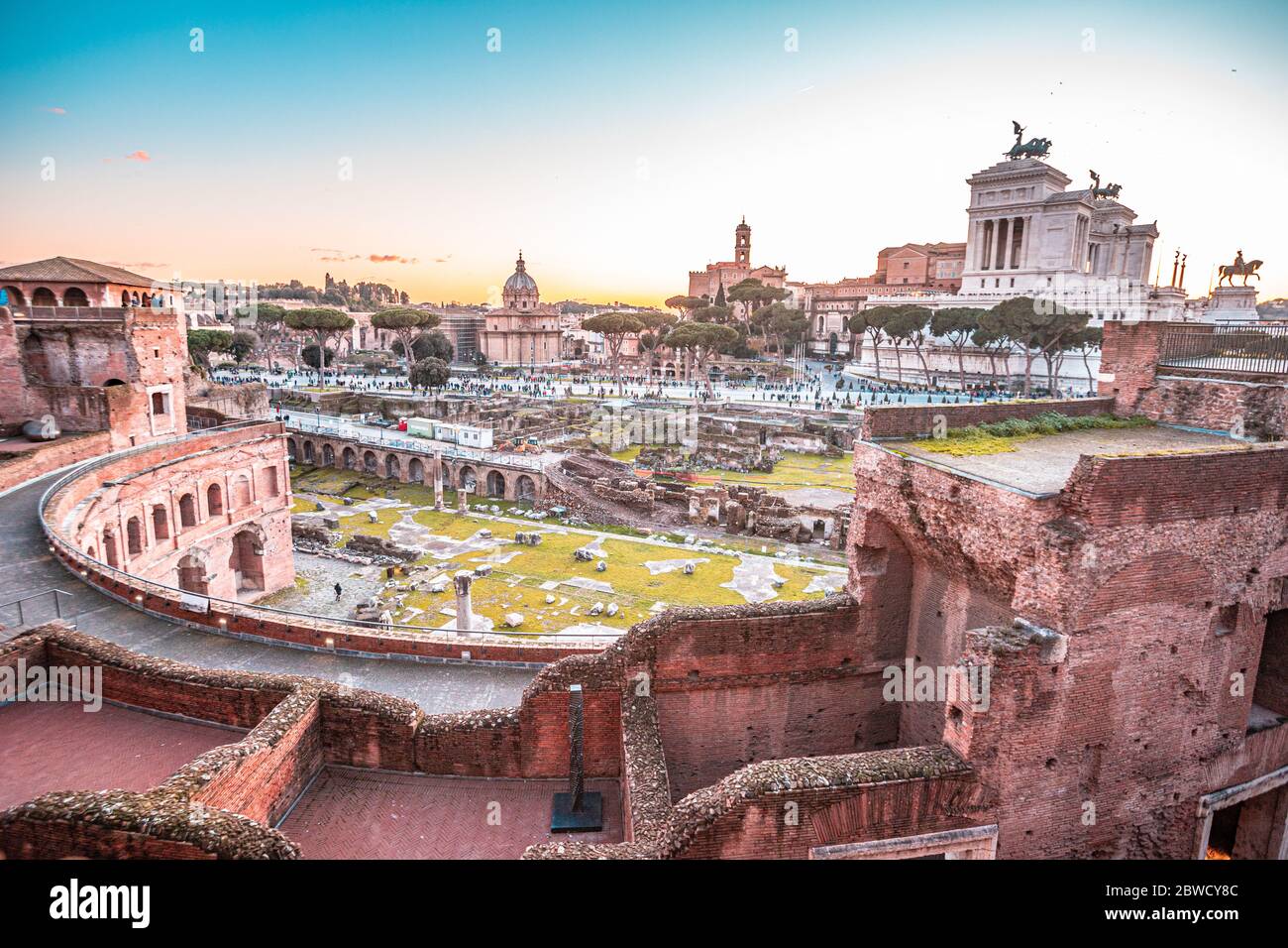 Le antiche rovine romane Foto Stock