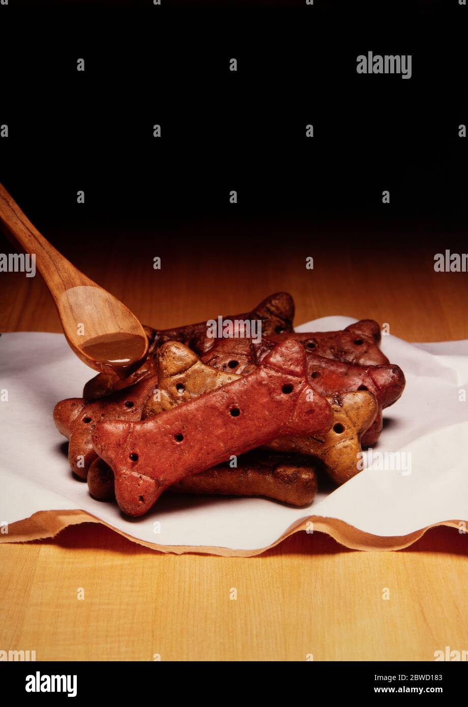 Crostini con sugo di carne Foto Stock