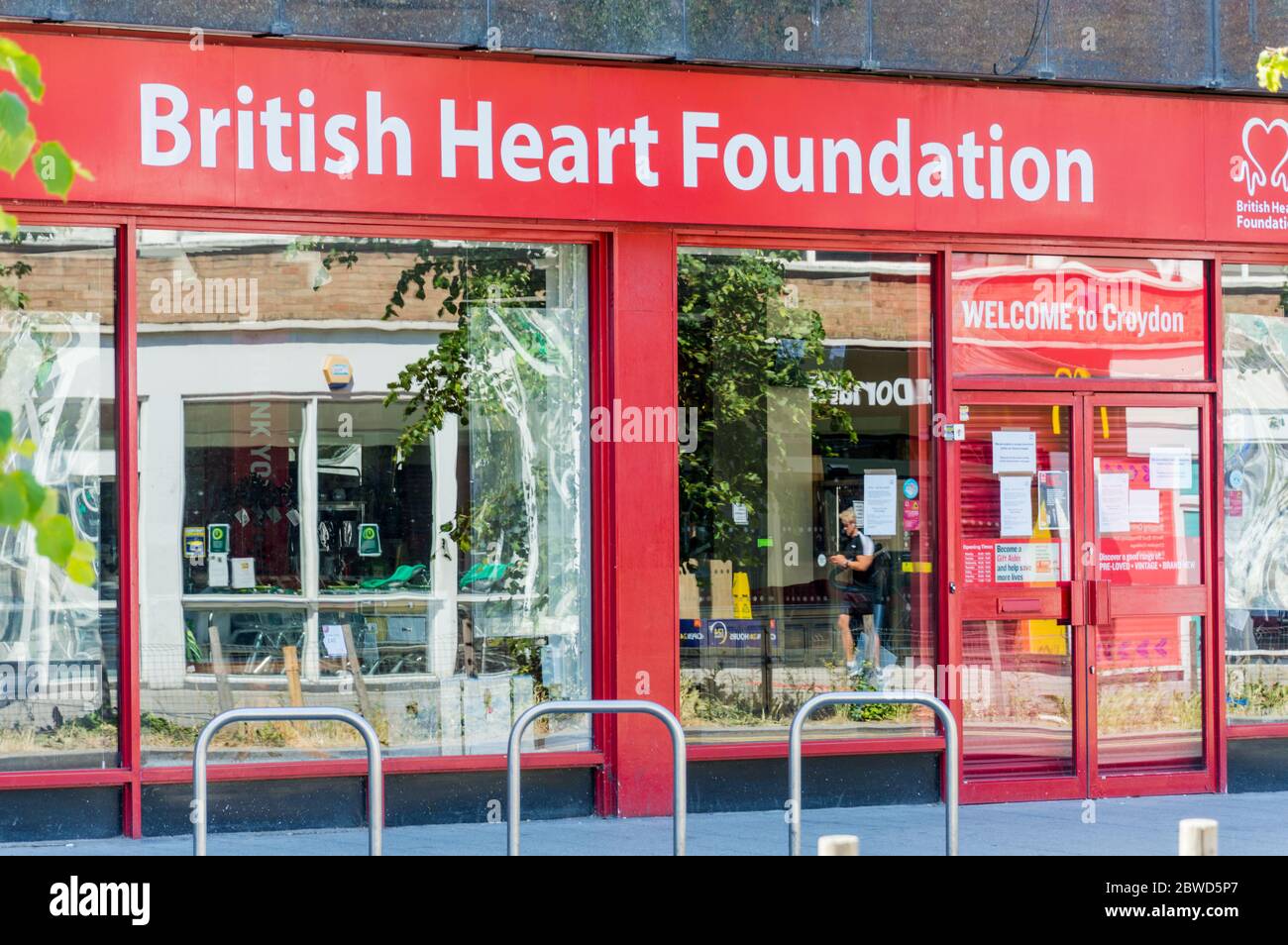 Negozio di beneficenza della British Heart Foundation a croydon, Londra, Regno Unito Foto Stock Negozio di beneficenza della British Heart Foundation a croydon, Londra, Regno Unito Foto Stock