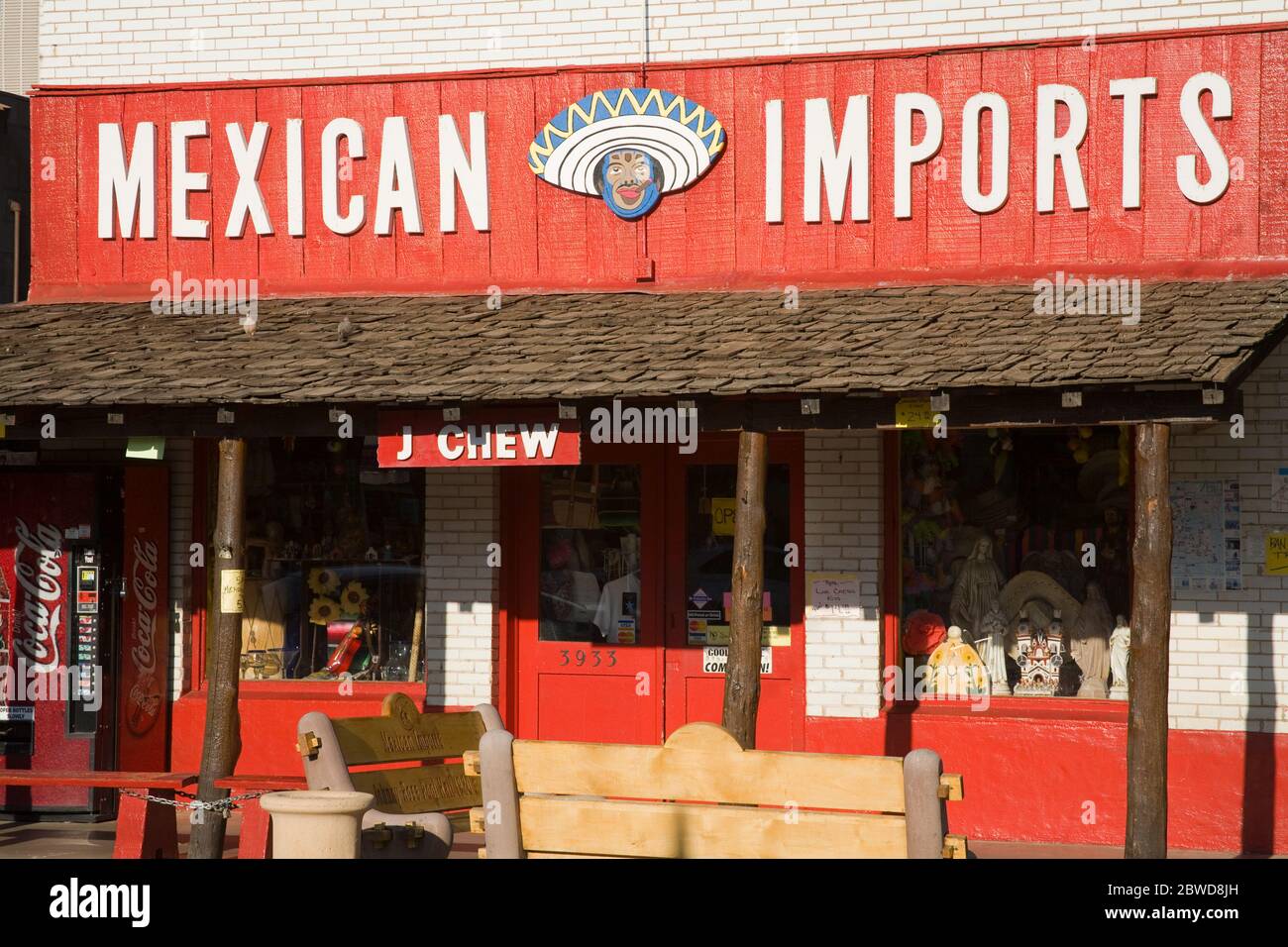 Negozio di importazioni messicane nella città vecchia, Scottsdale, Phoenix, Arizona, Stati Uniti Foto Stock