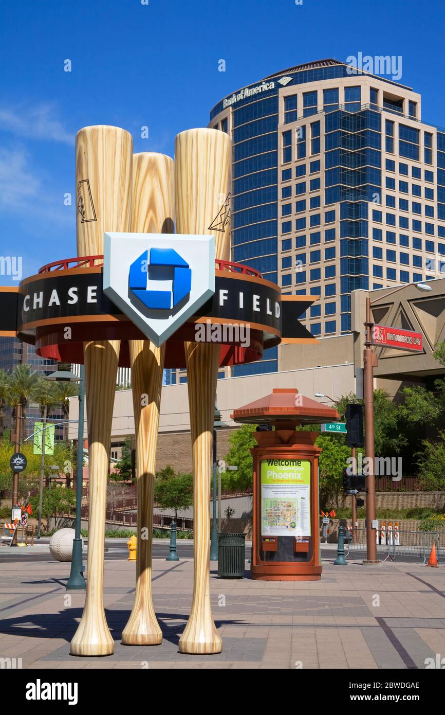 Chase Field, Phoenix, Arizona, Stati Uniti Foto Stock