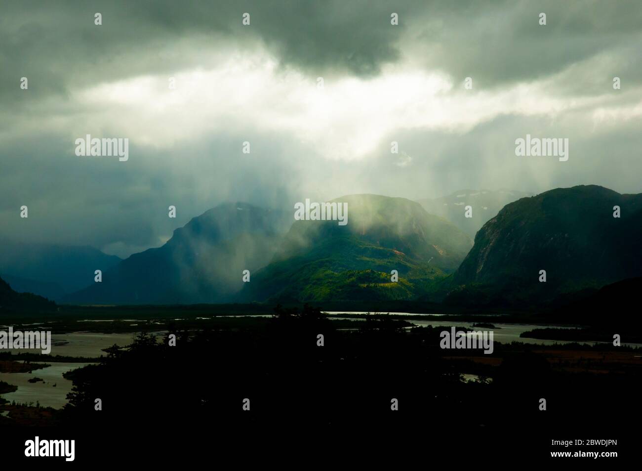 Riserva Nazionale Cerro Castillo - Cile Foto Stock