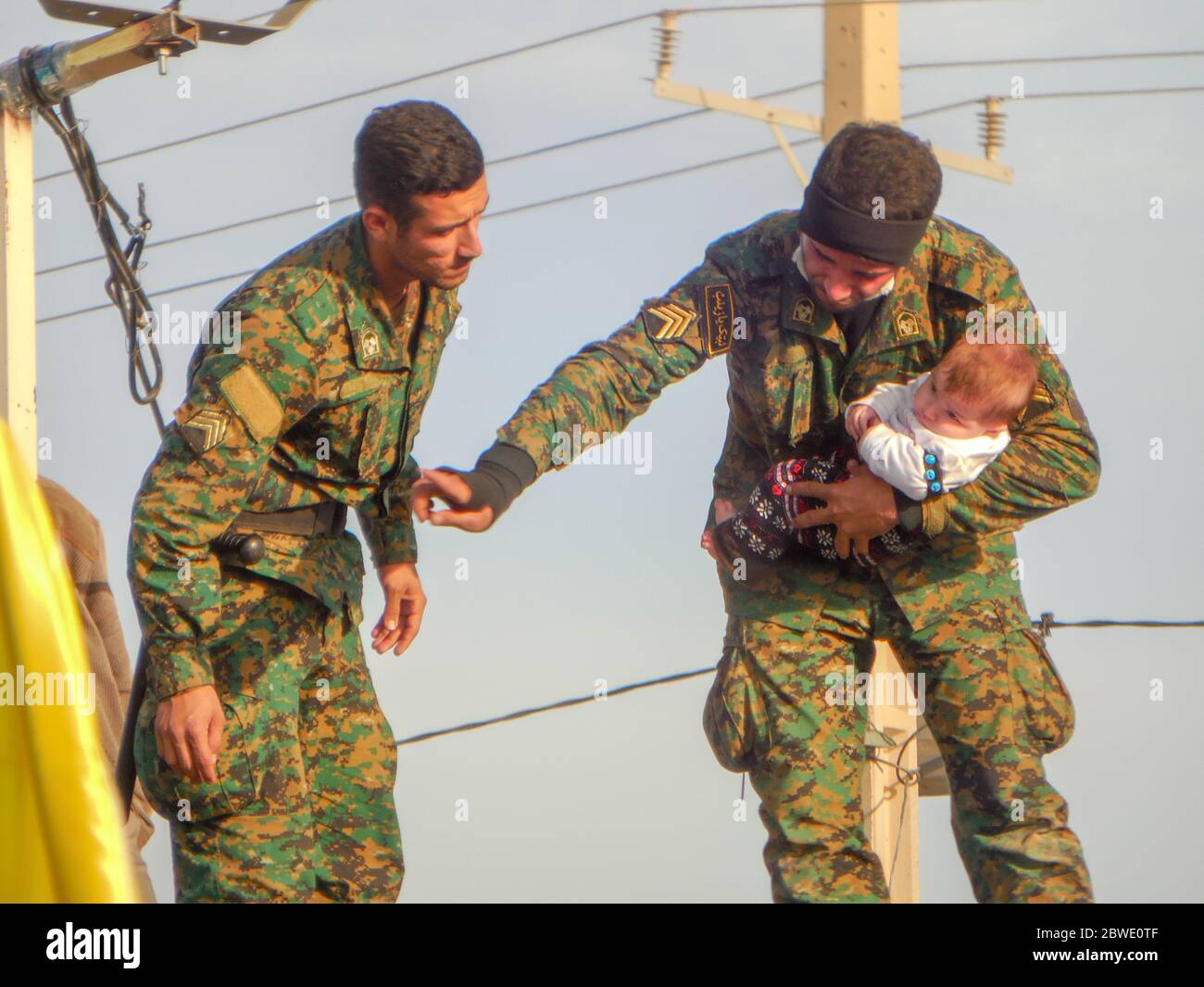 Arbiana escursione, un grande raduno mondiale, i musulmani di tutto il mondo, milioni di donne e uomini e un movimento religioso in Iraq Foto Stock