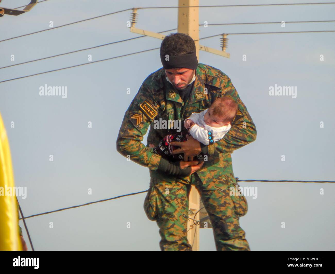 Arbiana escursione, un grande raduno mondiale, i musulmani di tutto il mondo, milioni di donne e uomini e un movimento religioso in Iraq Foto Stock