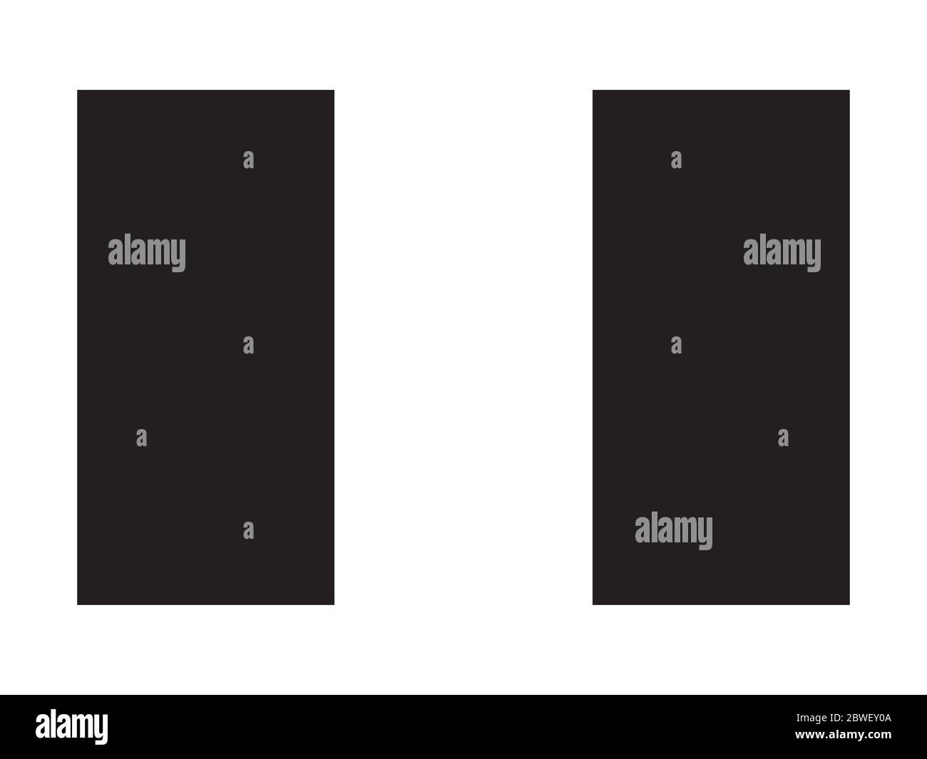 Perù Bandiera Bianco e nero. Bandiera nazionale degli emblemi. File vettoriale EPS in scala di grigi monocromatico. Illustrazione Vettoriale