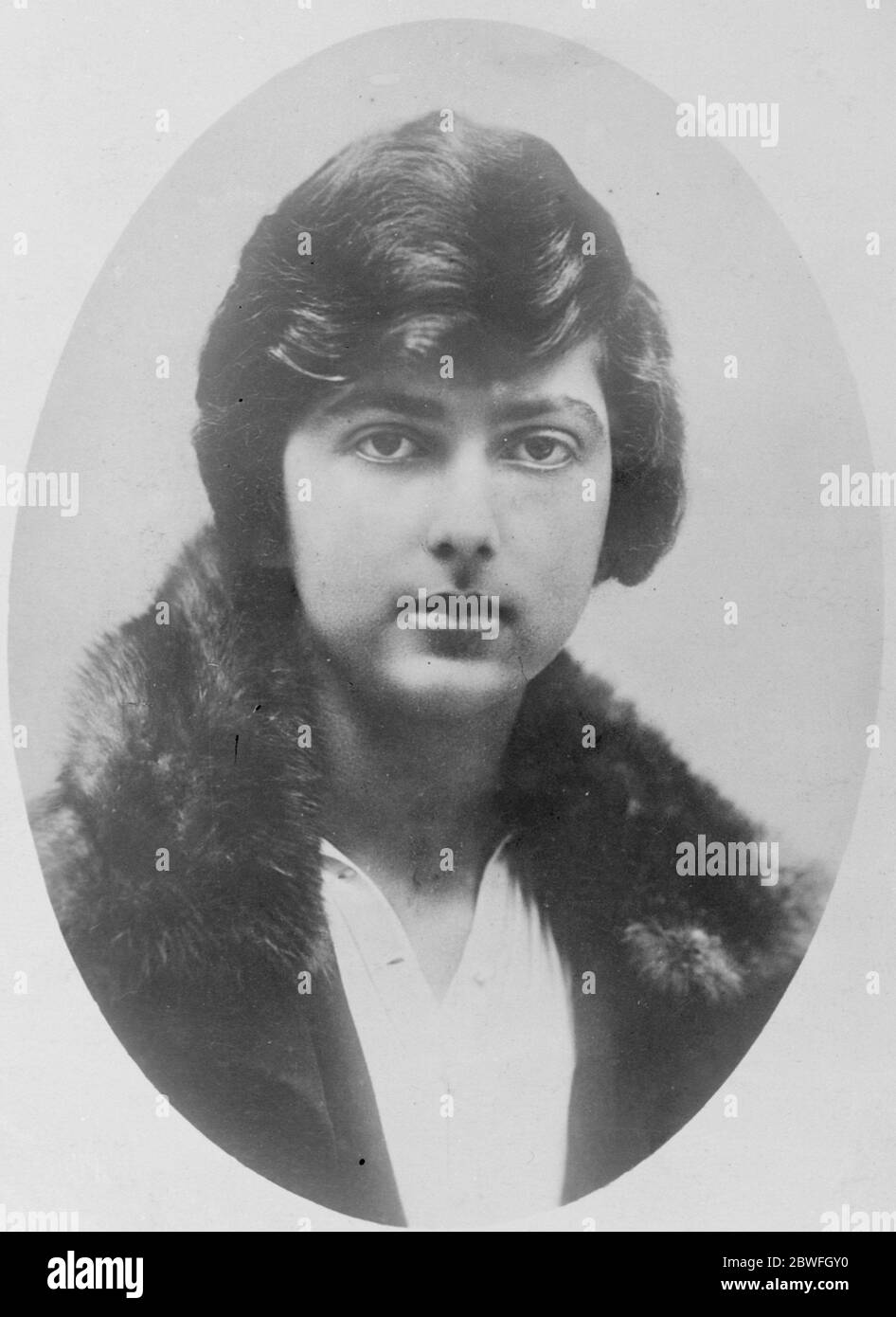Principessa Yolanda d'Italia 12 febbraio 1923 Foto Stock