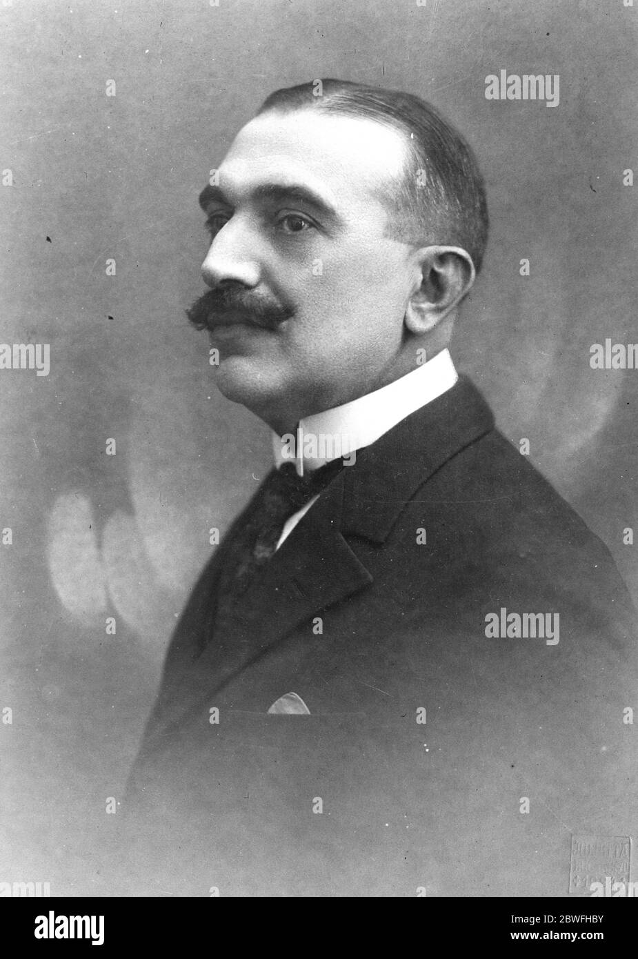 Ministero rumeno M Tancred Constantinescu , Ministro dell'industria e del Commercio 1924 Foto Stock