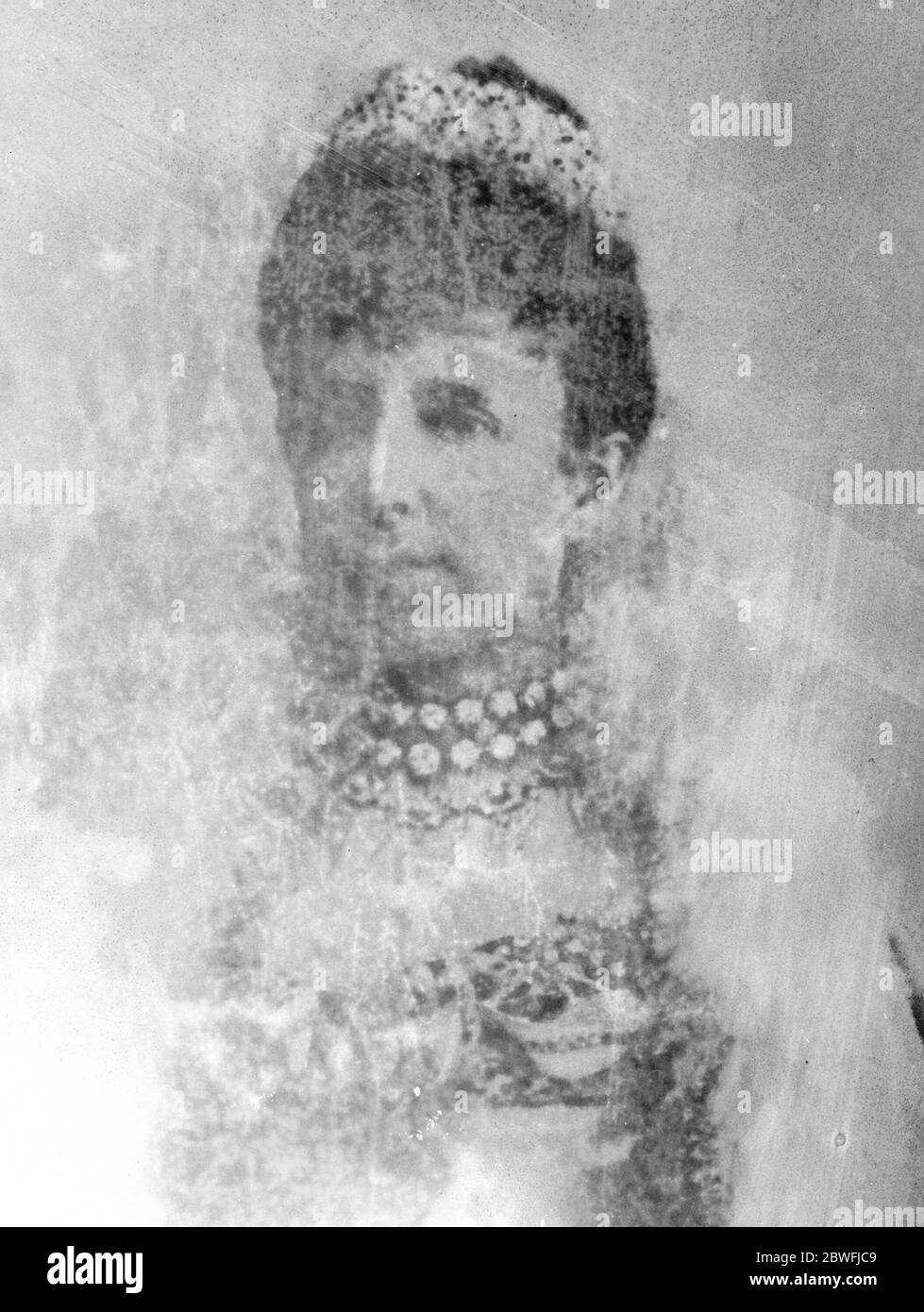 Regina Maria Christina di Spagna 5 gennaio 1924 Foto Stock