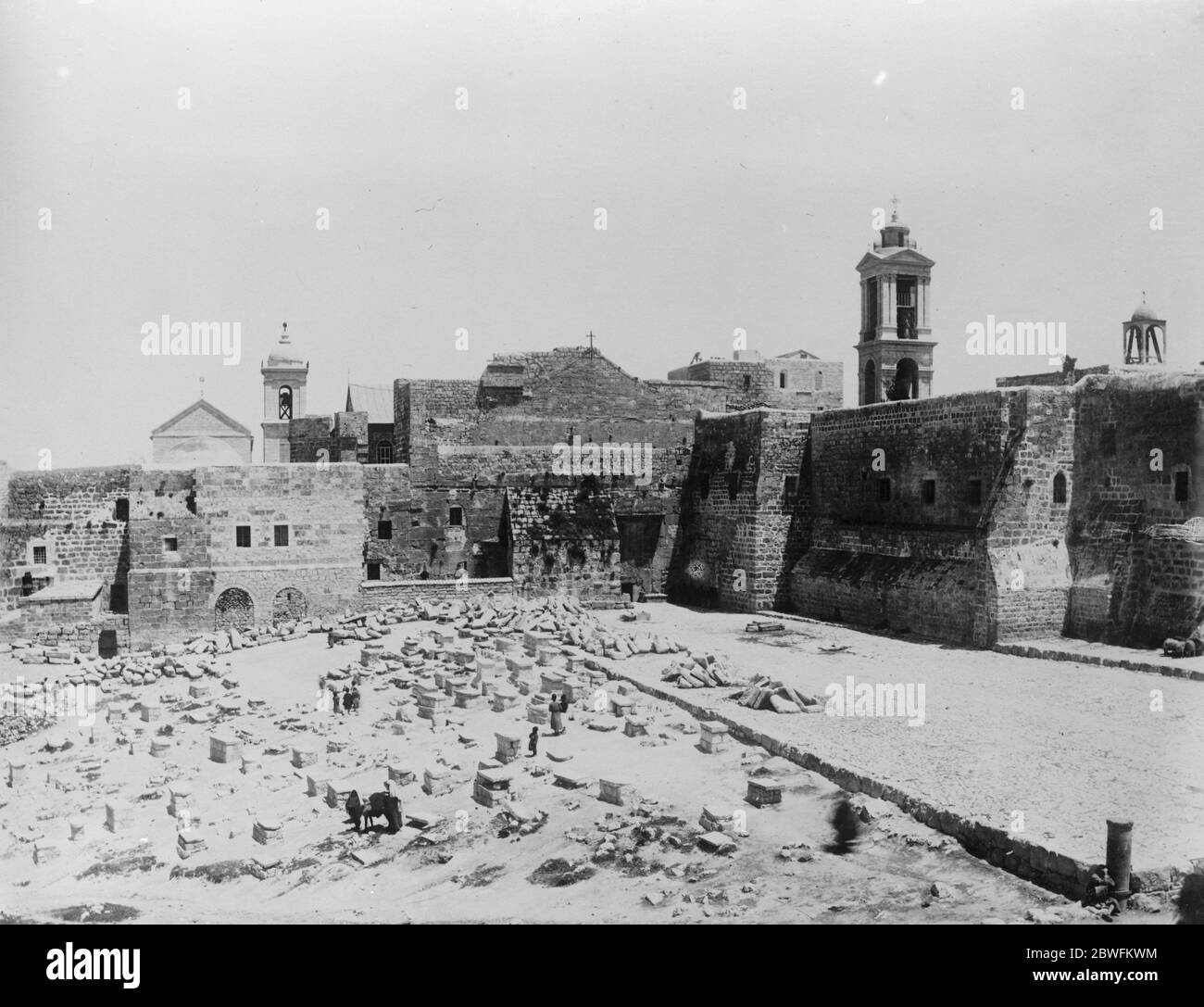 Betlemme Chiesa della Natività 1926 Foto Stock