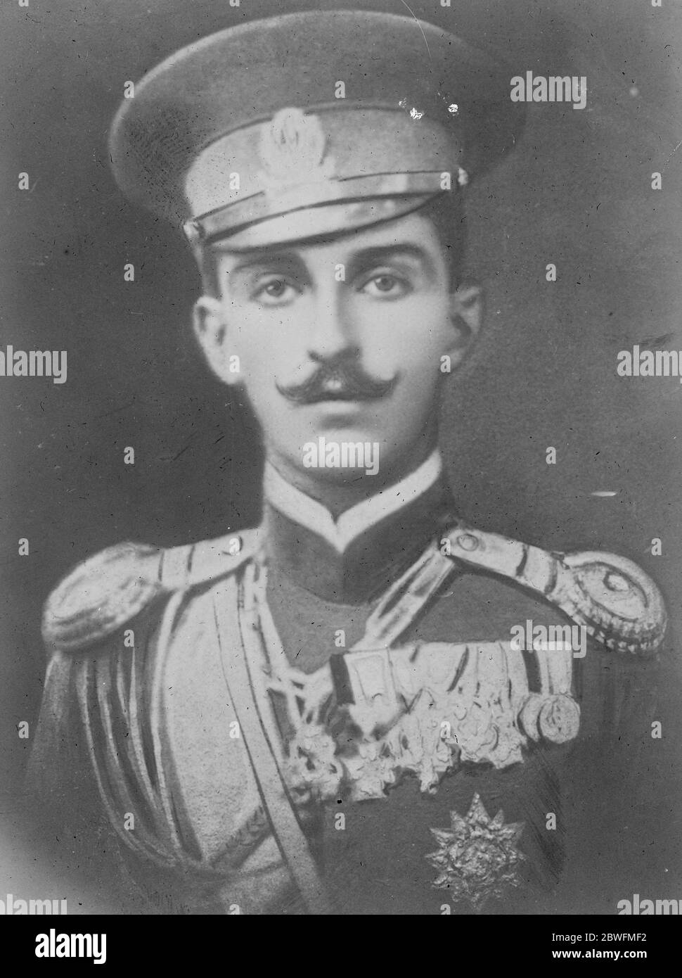 Principe pietro di Montenegro 9 gennaio 1926 Foto Stock