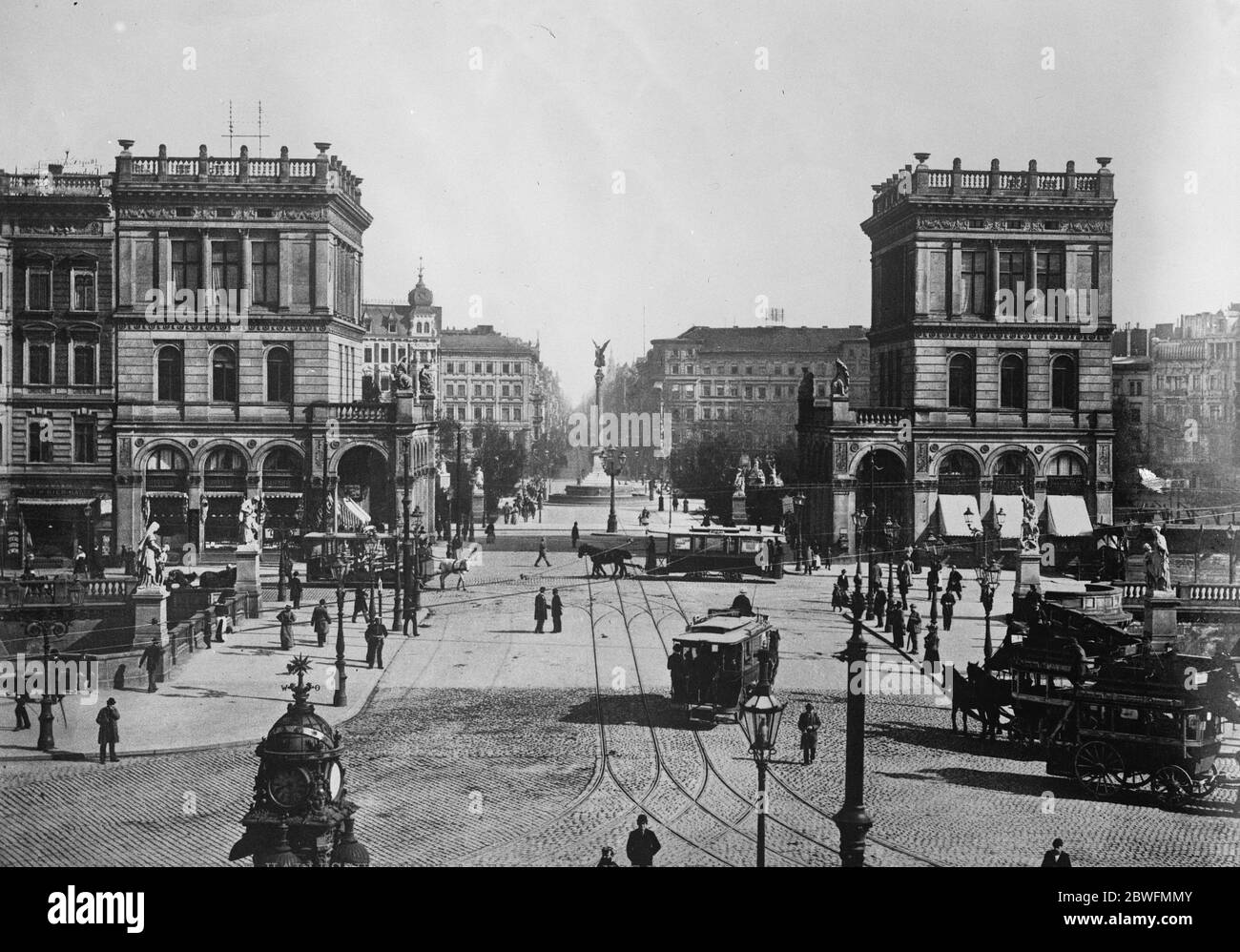 Berlin Belle Alliance Platz 1926 Foto Stock