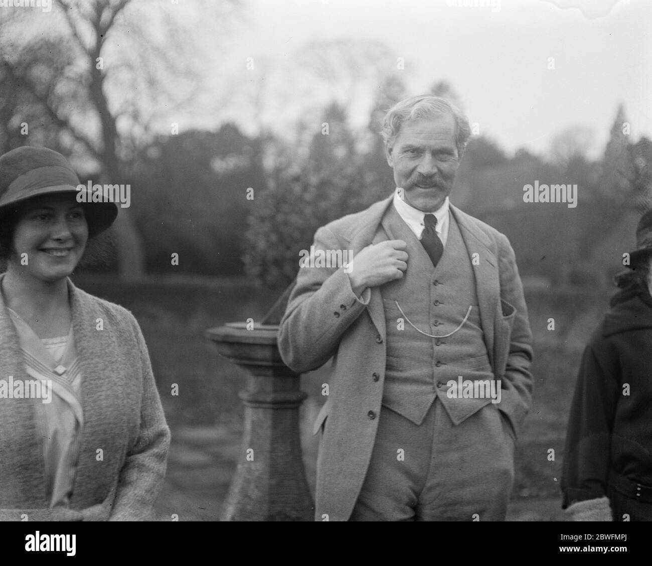 Premiers si riuniscono alla prima visita del sig. Ramsay MacDonald, presidente della Commissione, il 22 giugno 1924 Foto Stock