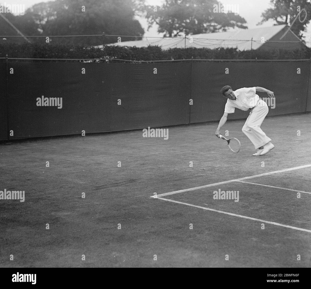 Campionato di tennis su prato a Wimbeldon MR R N Williams 28 giugno 1924 Foto Stock