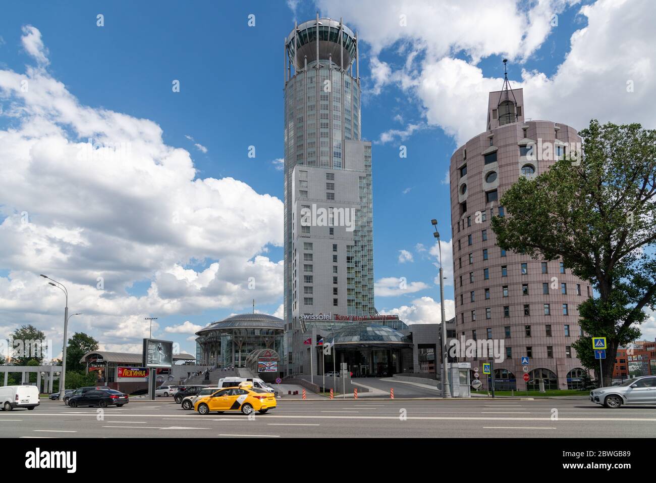Mosca, Russia - 2 giugno. 2019. Swissotel Red Hills Hotel in Garden Ring Street Foto Stock