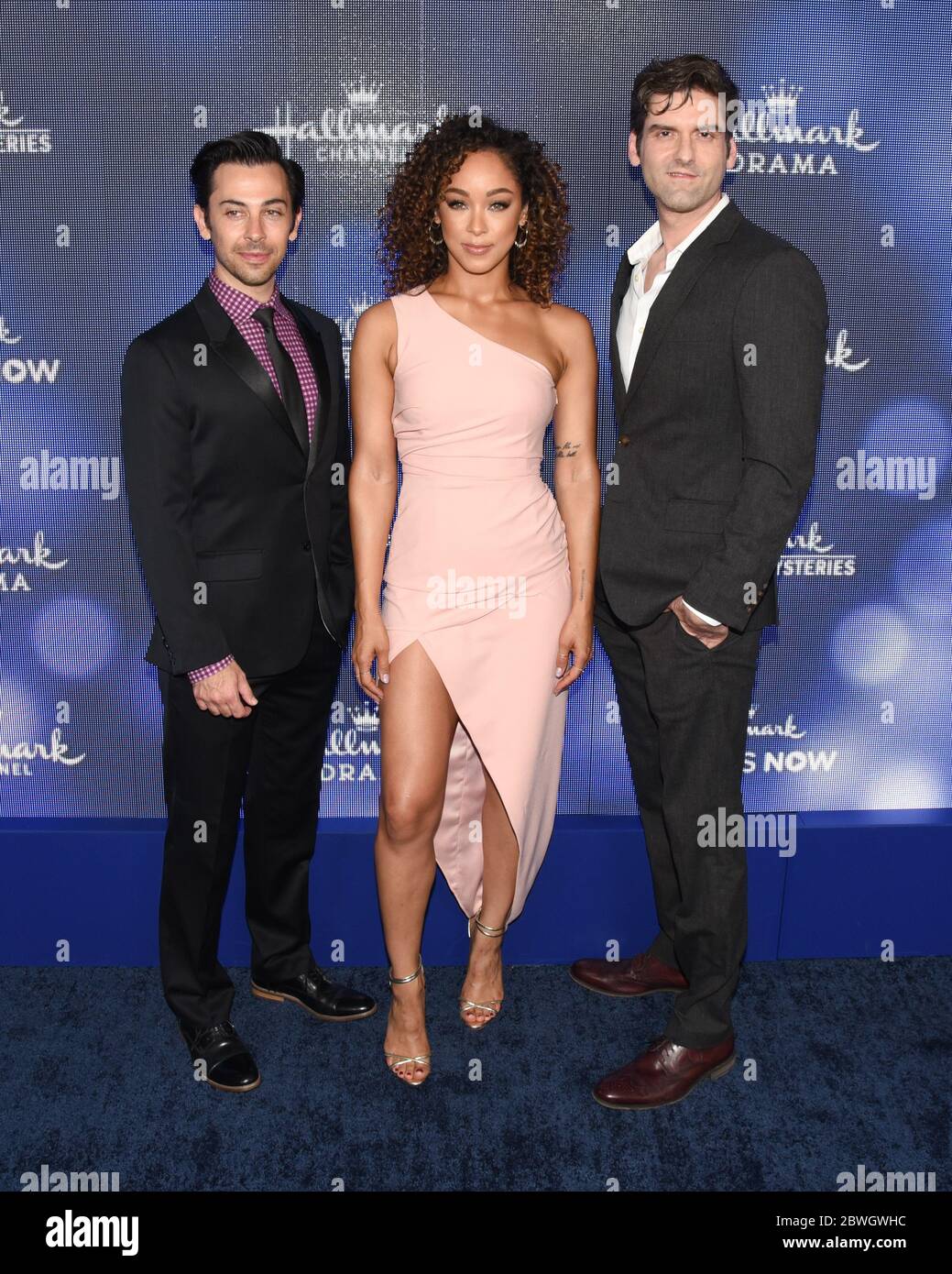 26 luglio 2019, Bevrly Hills, California, Stati Uniti: Blake Silver, Chaley Rose e Joey Fikins frequenta il canale Hallmark e Hallmark Movies & Mysteries Estate 2019 TCA a Private Residence, Beverly Hills, California il 26 luglio 2019. (Immagine di credito: © Billy Bendight/ZUMA Wire) Foto Stock