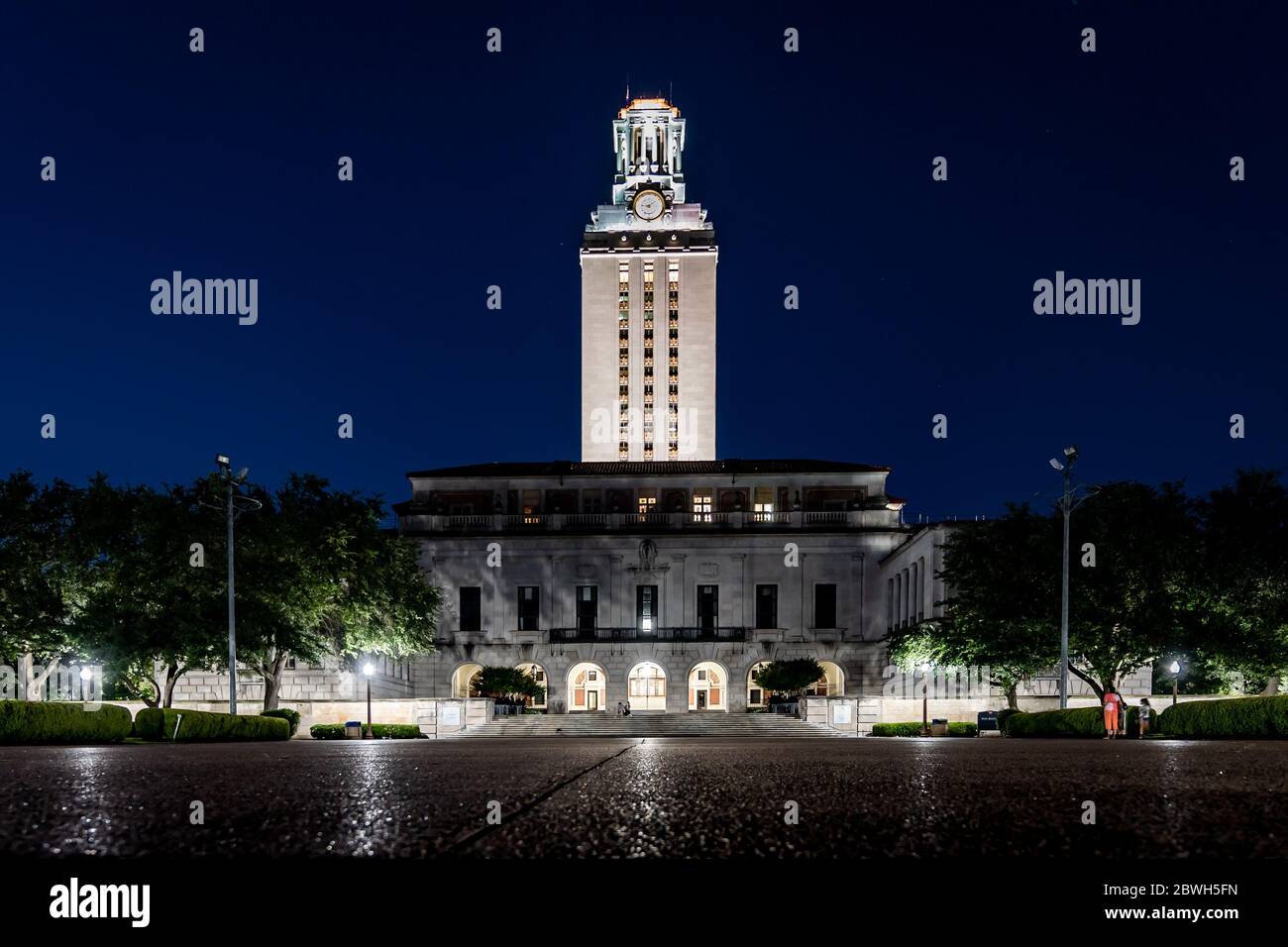 La University of Texas Tower Foto Stock