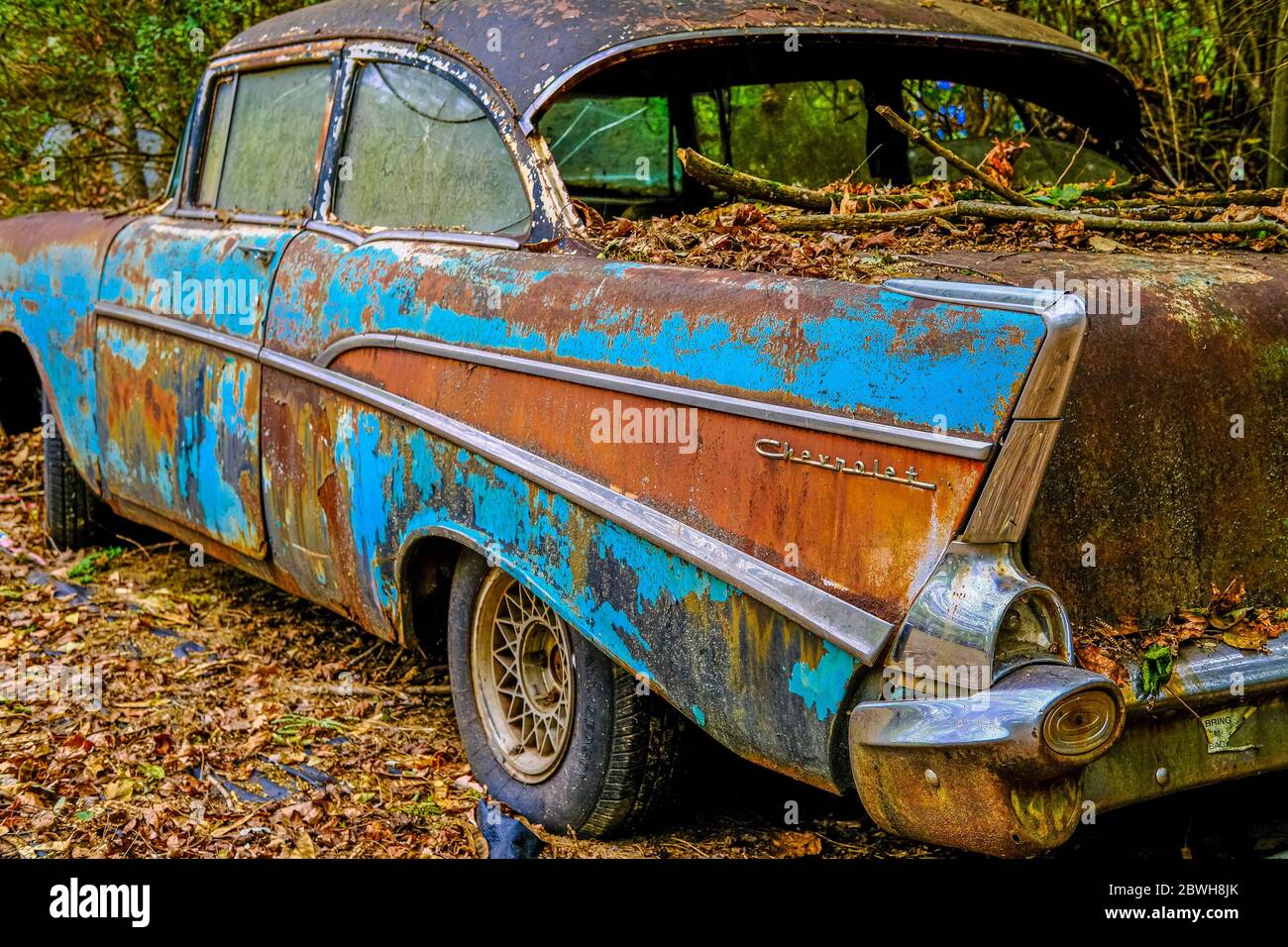 Vecchi anni Cinquanta Chevy Foto Stock