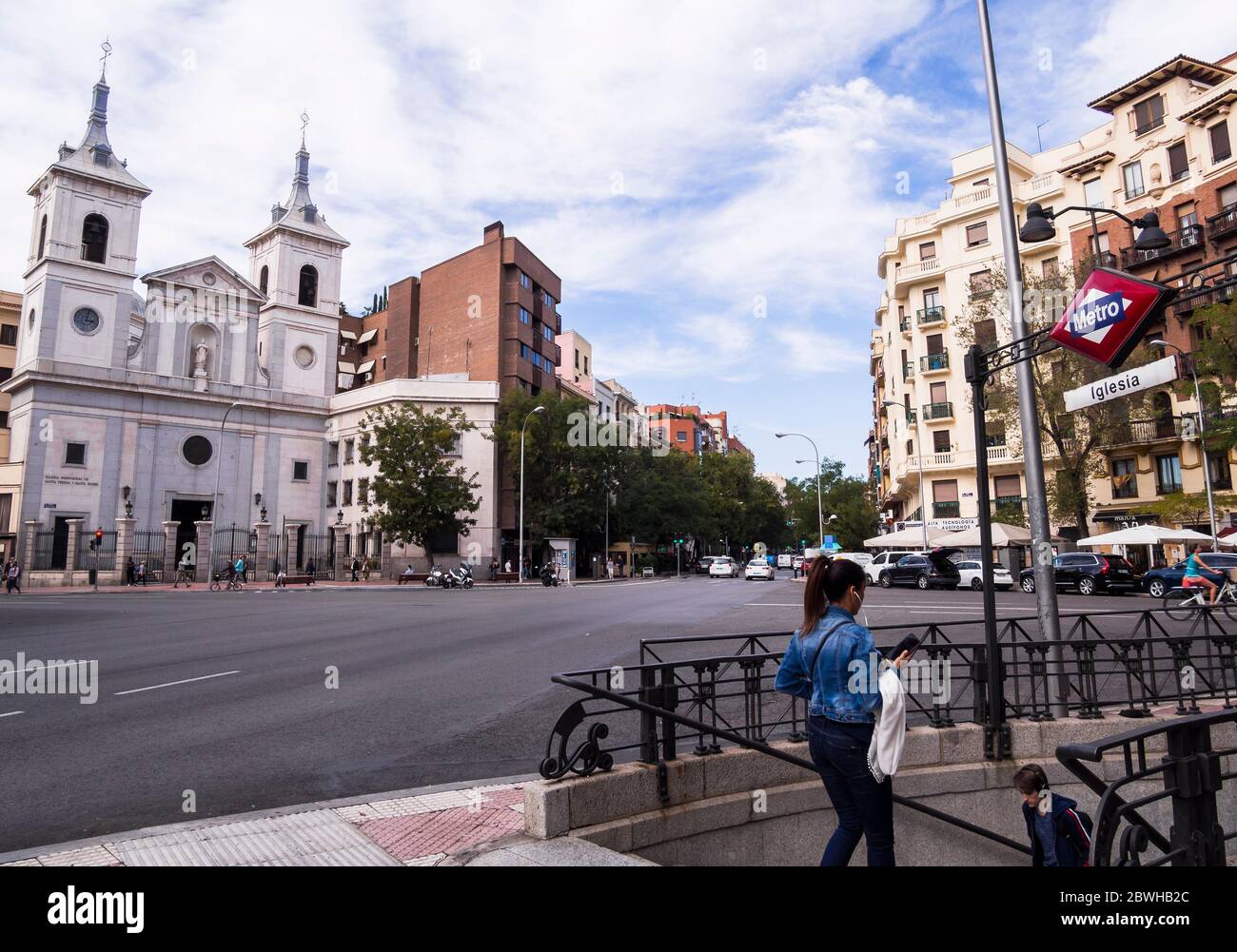 Glorieta del pintor Sorolla. Madrid. España Foto Stock