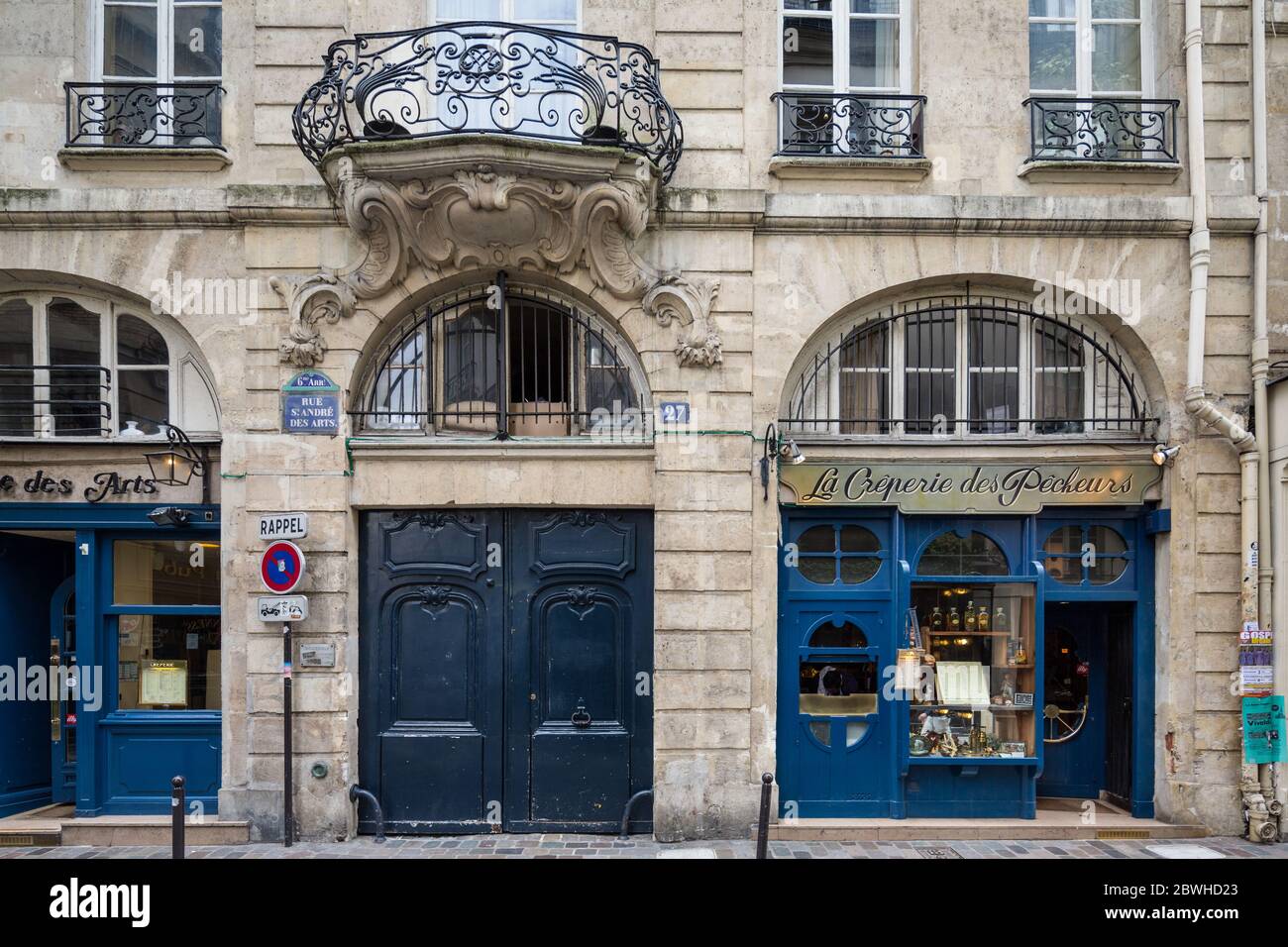 Parigi Francia 29 aprile 2013 Creperie francese specializzata in crespe di pesce Foto Stock