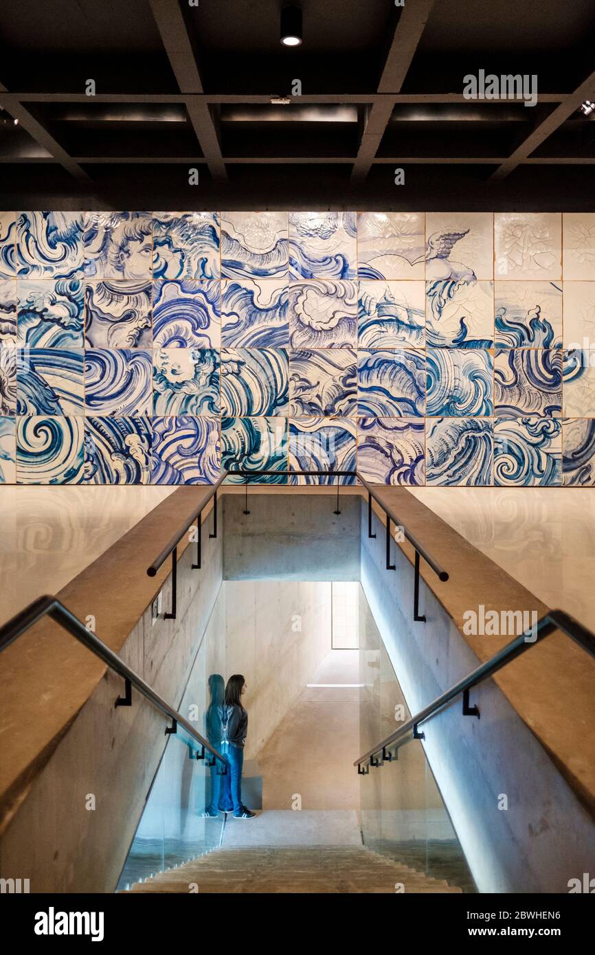 Galleria Adriana Varejao, Coelacanth provoca l'installazione di Seaquakes, Istituto Culturale Inhotim, Brumadinho, Belo Horizonte, Minas Gerais, Brasile. Foto Stock