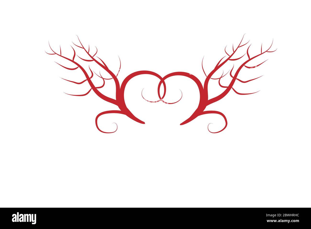 Logo wreath. Illustrazione vettoriale Foto Stock