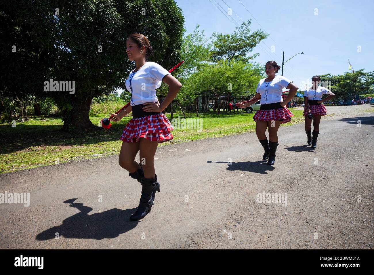 Celebrazione di indipendenza dalla Colombia, Novembre 3rd, in Mariato, provincia di Veraguas, Repubblica di Panama. Foto Stock