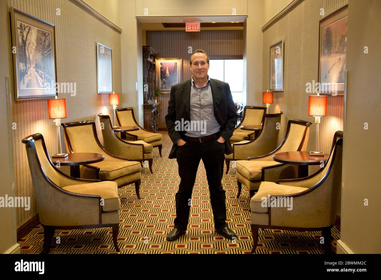 JOSEPH FINDER SCRITTORE THRILLER AMERICANO Foto Stock