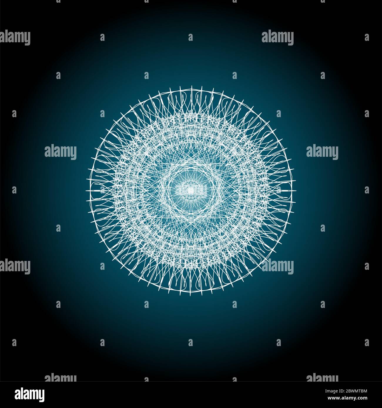 Elemento guilloche per certificato, voucher, banconota, voucher, denaro, valuta, nota, assegno, biglietto, premio Foto Stock