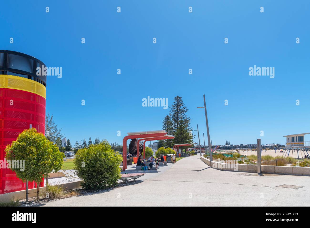 Lungomare di Koombana Beach, Bunbury, Australia Occidentale, Australia Foto Stock